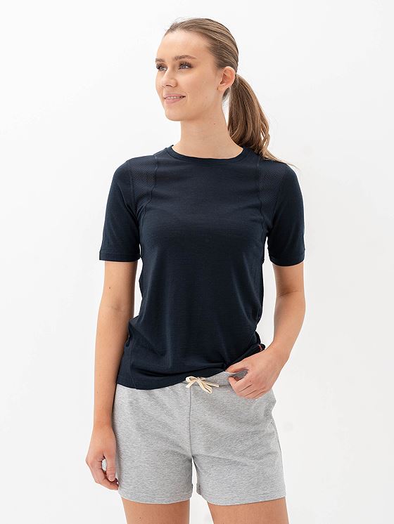 Kari Traa Embla Wool Tee Royal