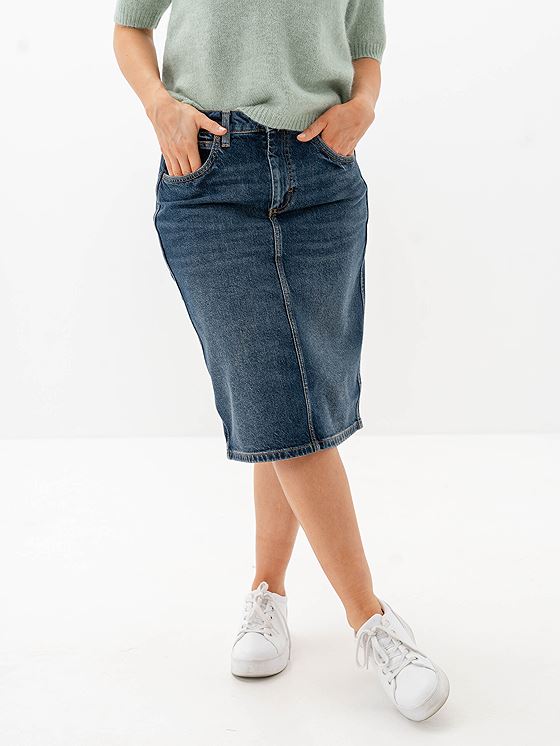 Lee Midi Skirt Dark Glamour