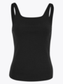 MSCH Copenhagen Betrina Rib Sleeveless Top Black