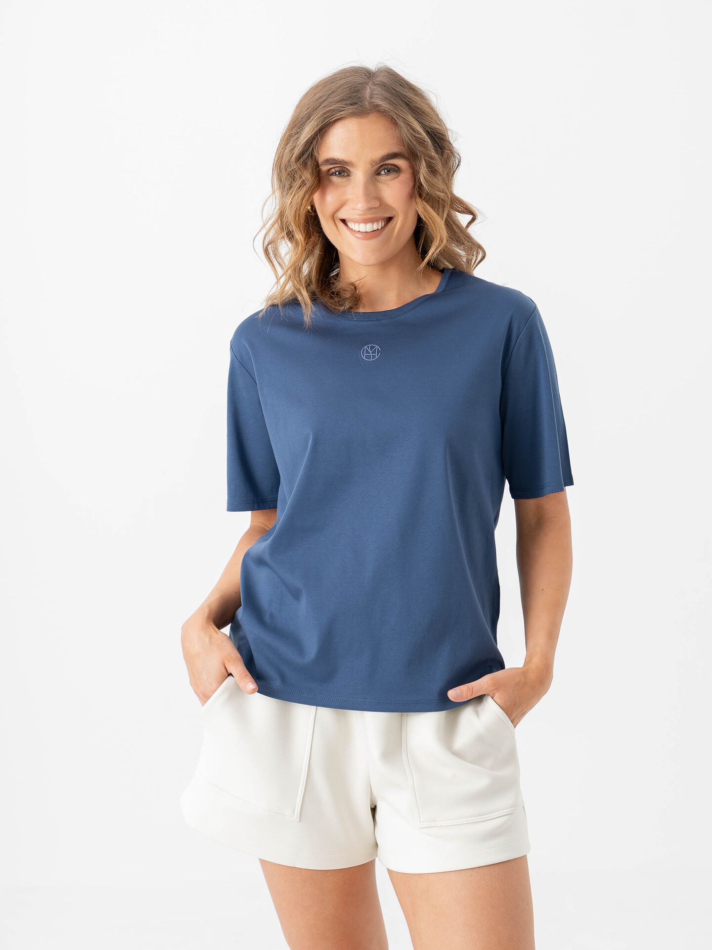 MSCH Copenhagen Melea Icon Tee Oceana / B Blue