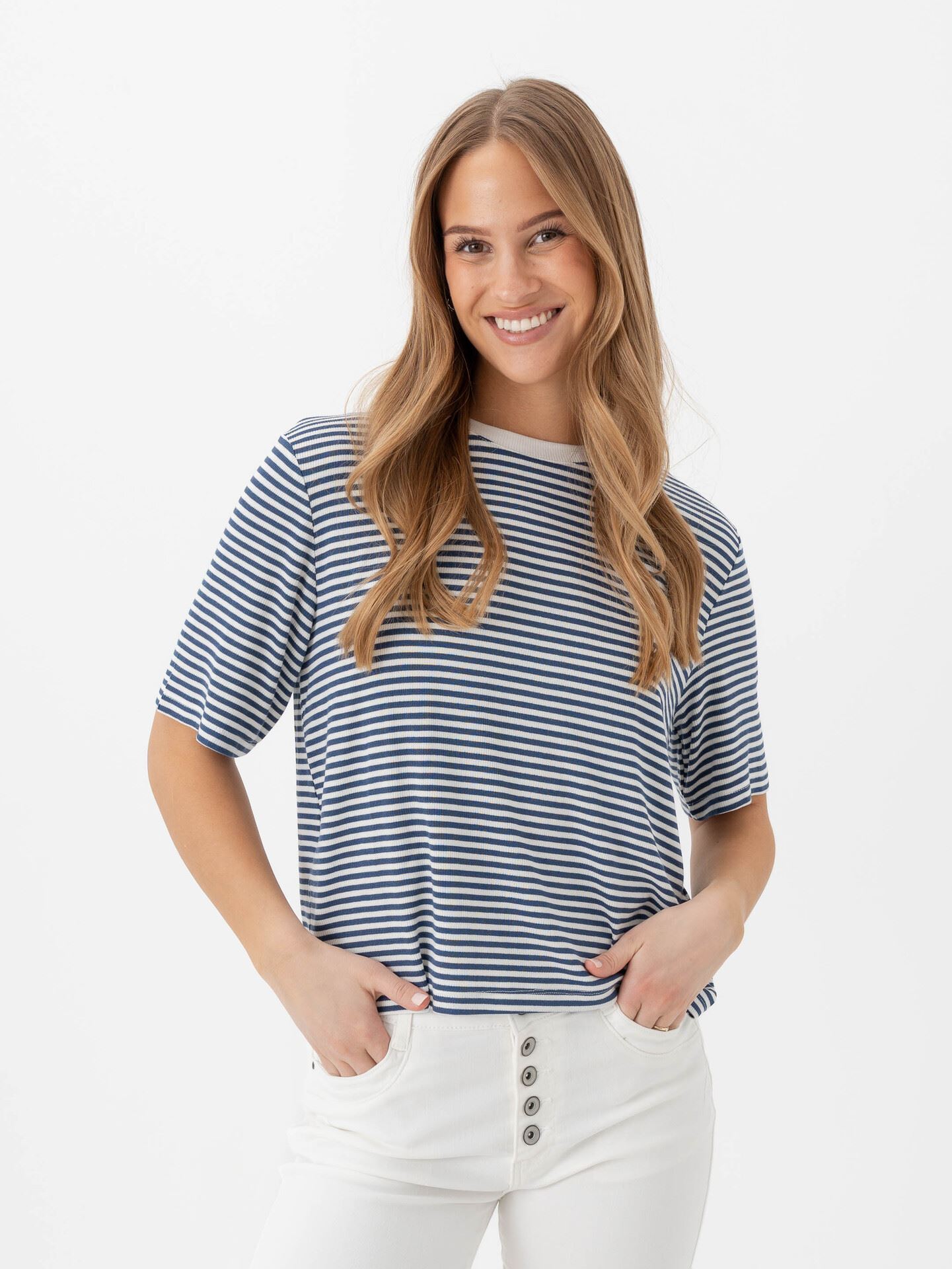 MSCH Copenhagen Jana Tee B WHITE/OCEANA