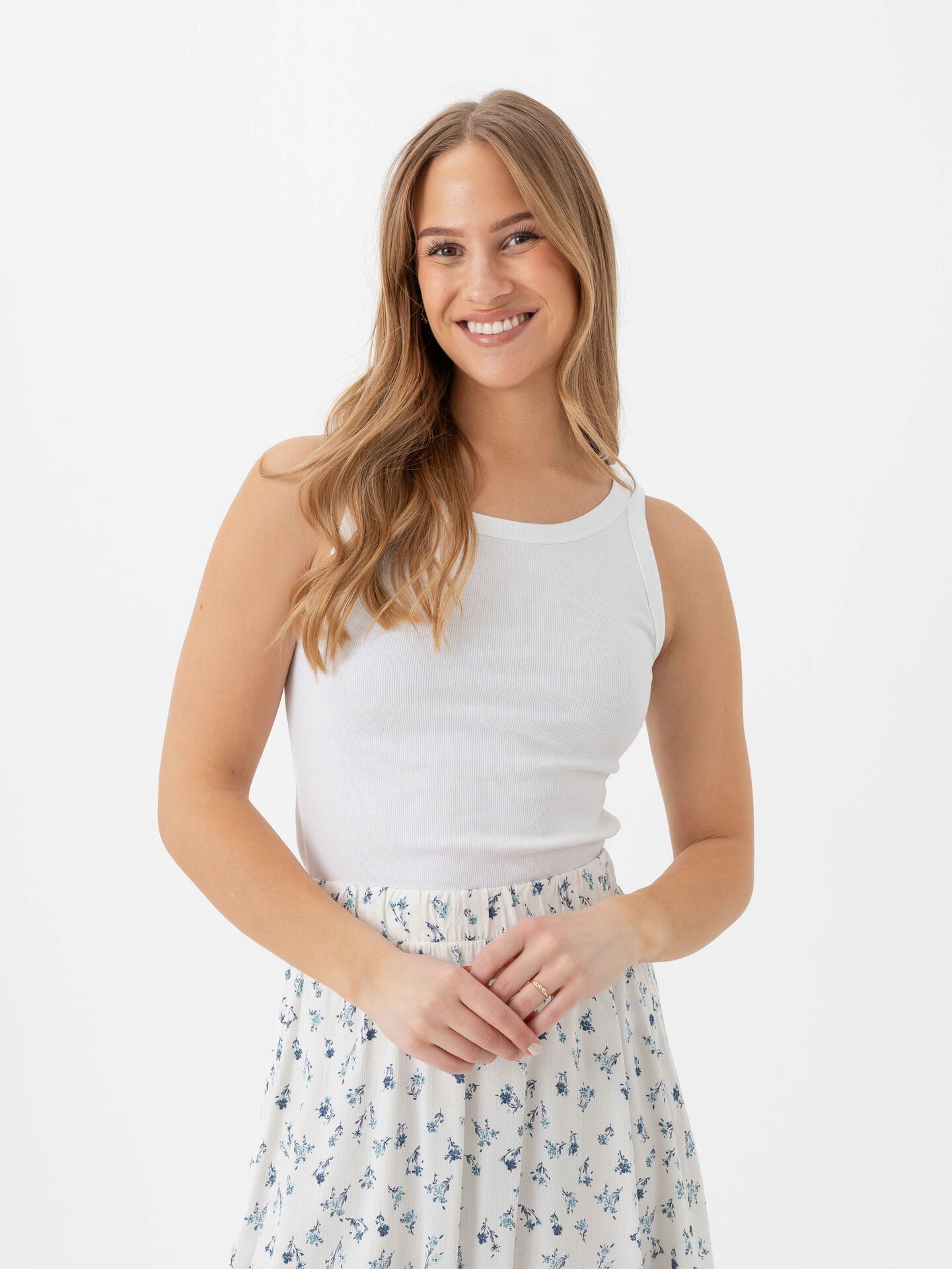 MSCH Copenhagen Gubbe Rasmia SL Top Bright White