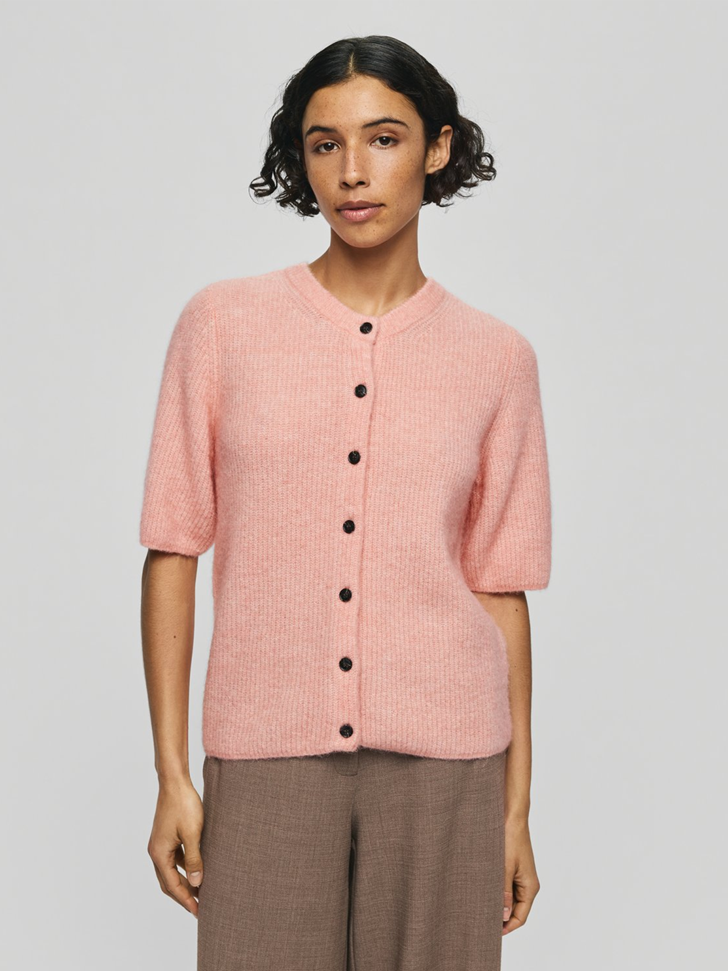 MSCH Copenhagen Jinie Hope 2/4 Cardigan Peach Melange