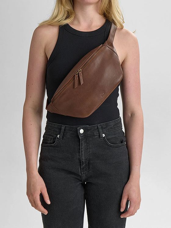 Markberg Camden MBG Bum Bag Cognac w/Br. Gold