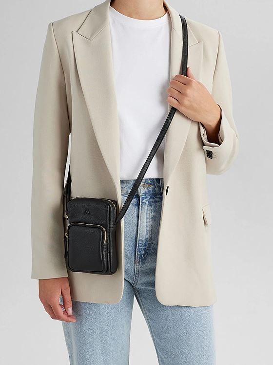 Markberg FocusMBG Mini Crossbody Bag Black and gold