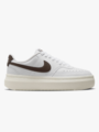 Nike Court Vision Alta Leather White/Barboque brown-snail