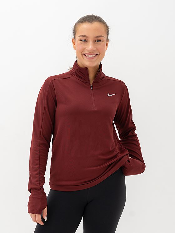 Nike Dri-Fit Pacer Half-Zip Dark Team Red / Reflective Silver