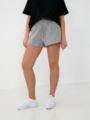 Nike Pheonix Fleece High-Rise Shorts Grey Heather