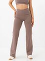 Nike One Dri-Fit High-Waisted Fold-Over Pant Mink Brown / Black