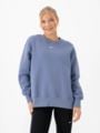 Nike Pheonix Fleece Oversized Crew-Neck Sweatshirt World Indigo / Sail