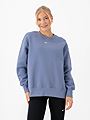 Nike Pheonix Fleece Oversized Crew-Neck Sweatshirt World Indigo / Sail