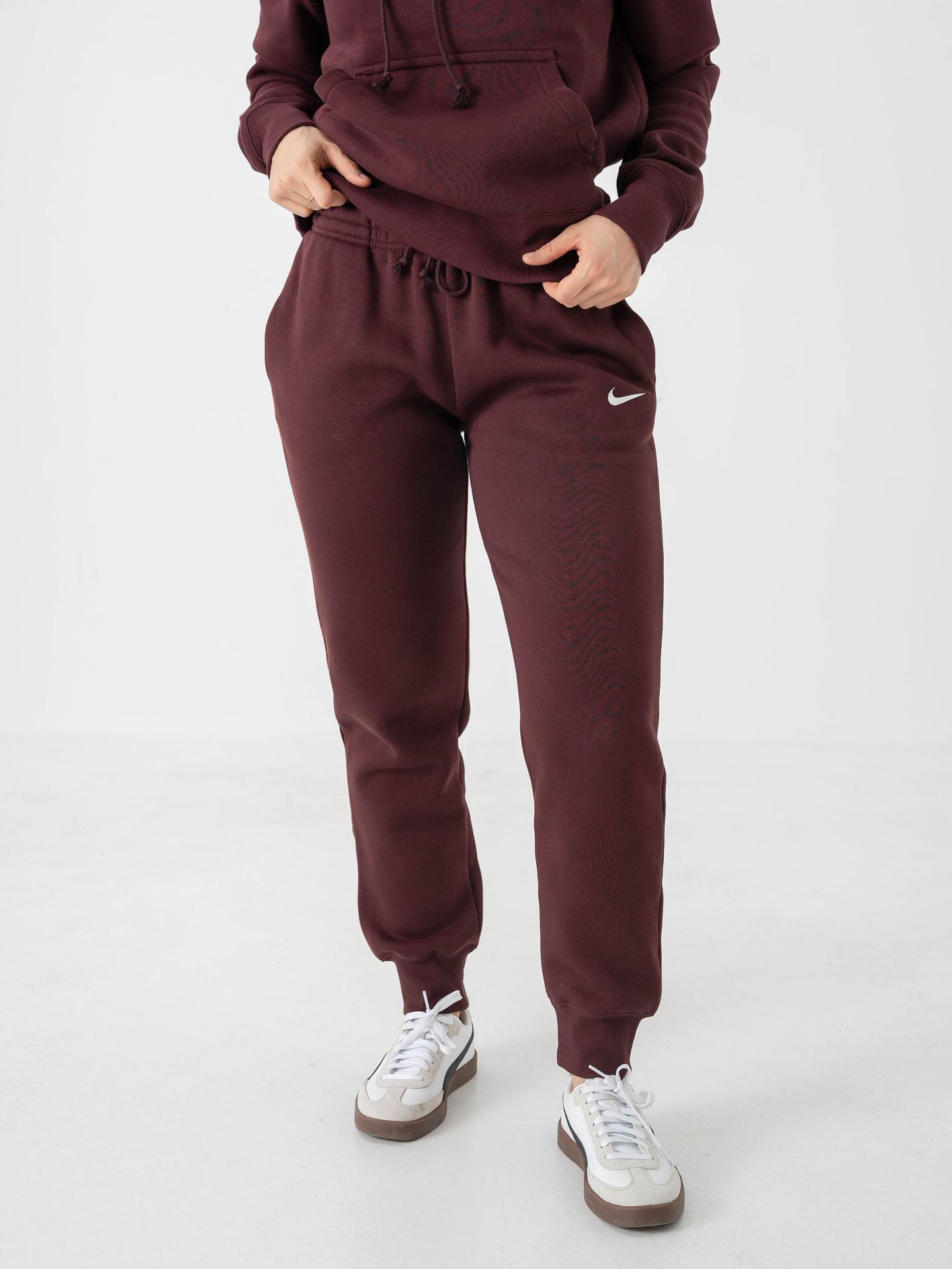 Nike Pheonix Fleece Standard Pant Burgunder