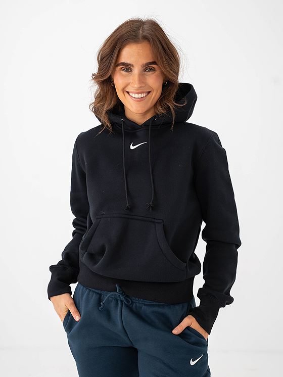 Nike Pheonix Fleece Standard Pullover Hoodie Black