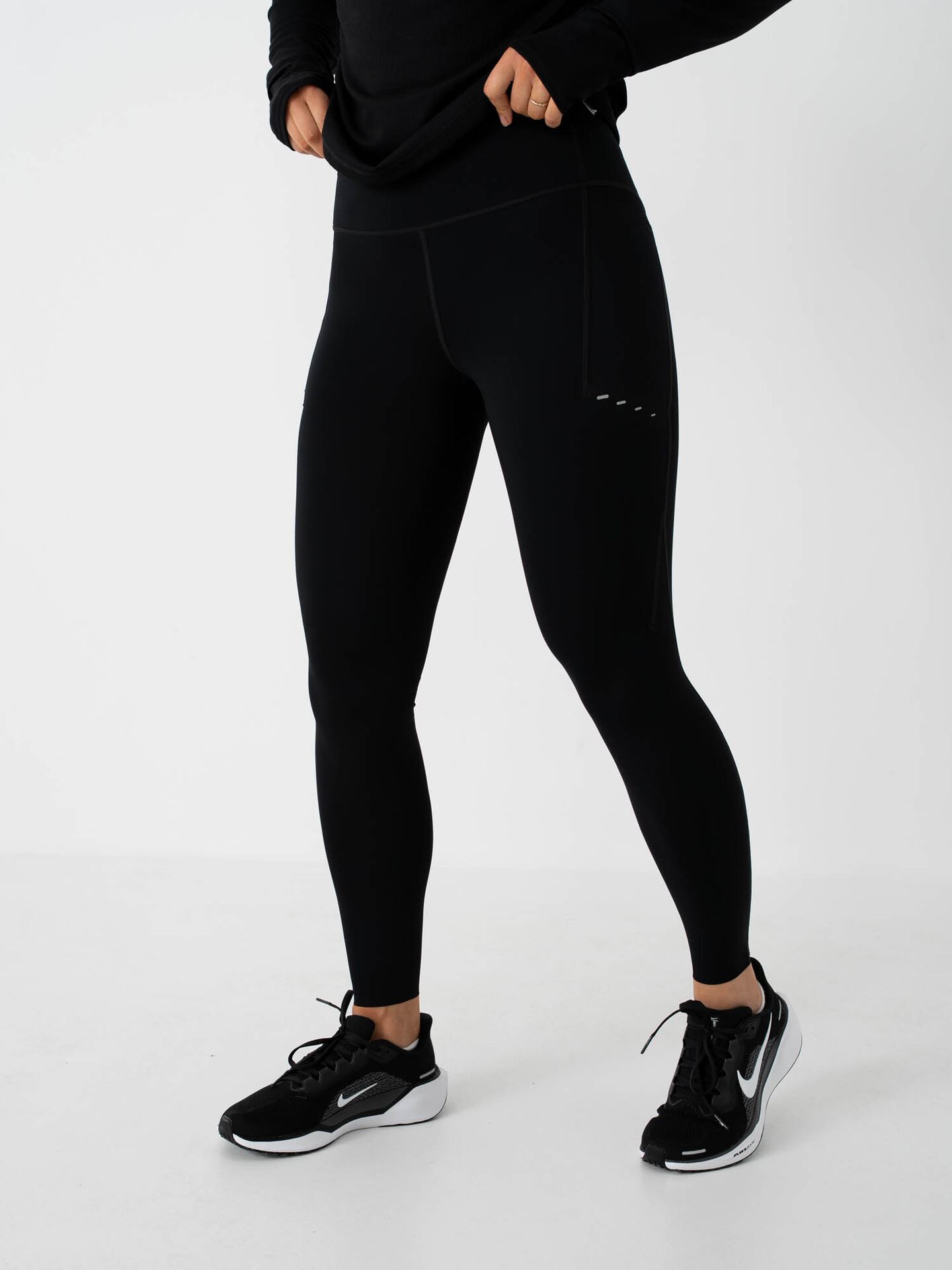 Nike Swift Dri-Fit High-Rise 7/8 Running Tights Black