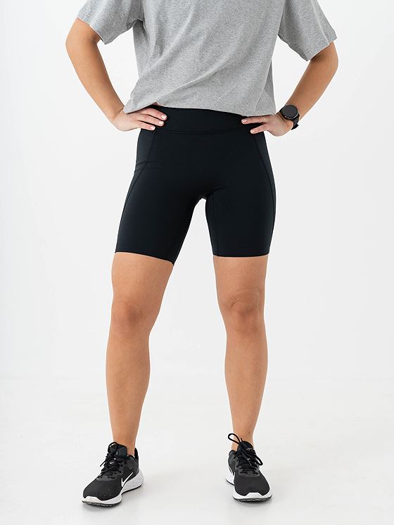 Nike Dri-Fit Universa High-Rise 8in Pocket Shorts Black / Anthracite / Smoke Grey