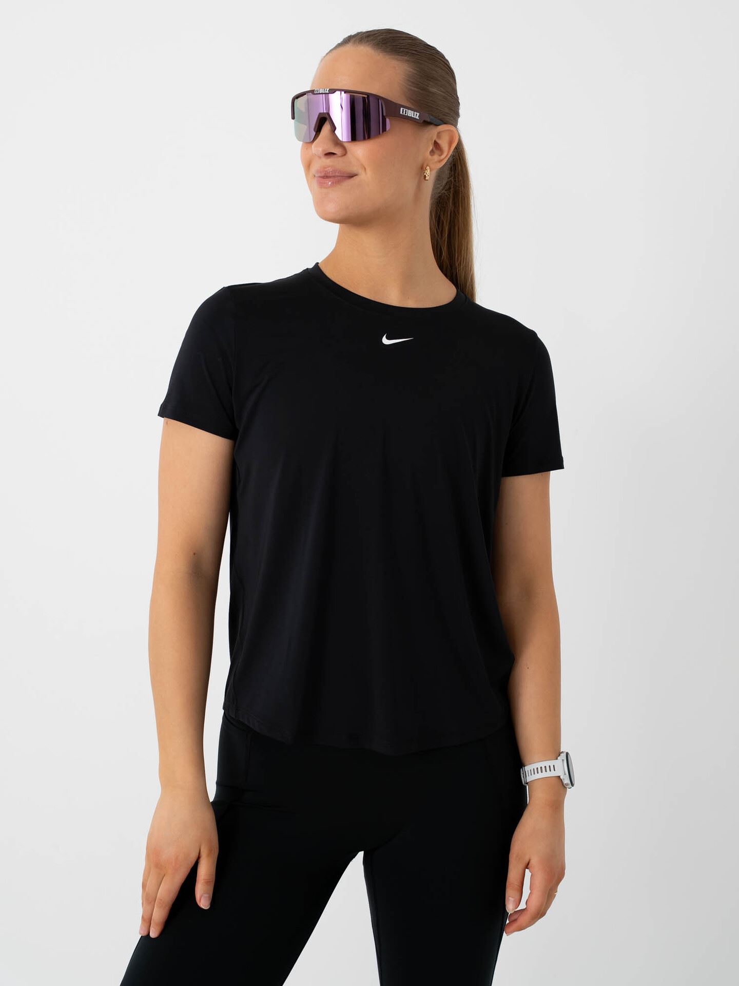 Nike One Classic Dri-Fit Short Sleeve Top Black