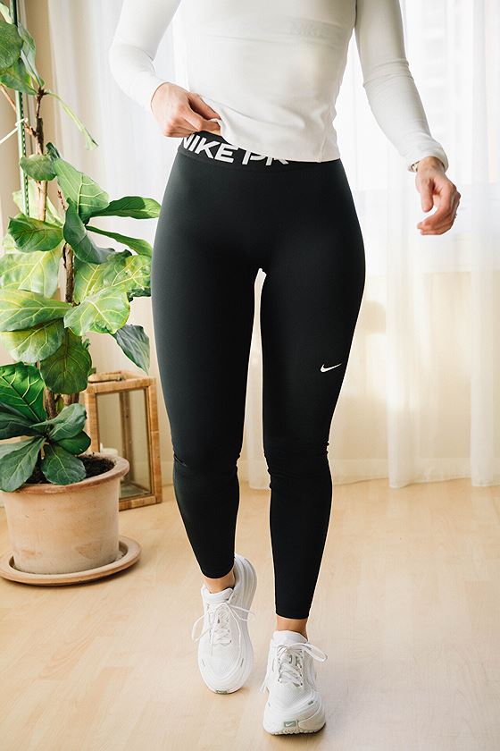 Nike Pro Dri-Fit 365 Mid-Rise Full-Lenght Leggings Useam Black