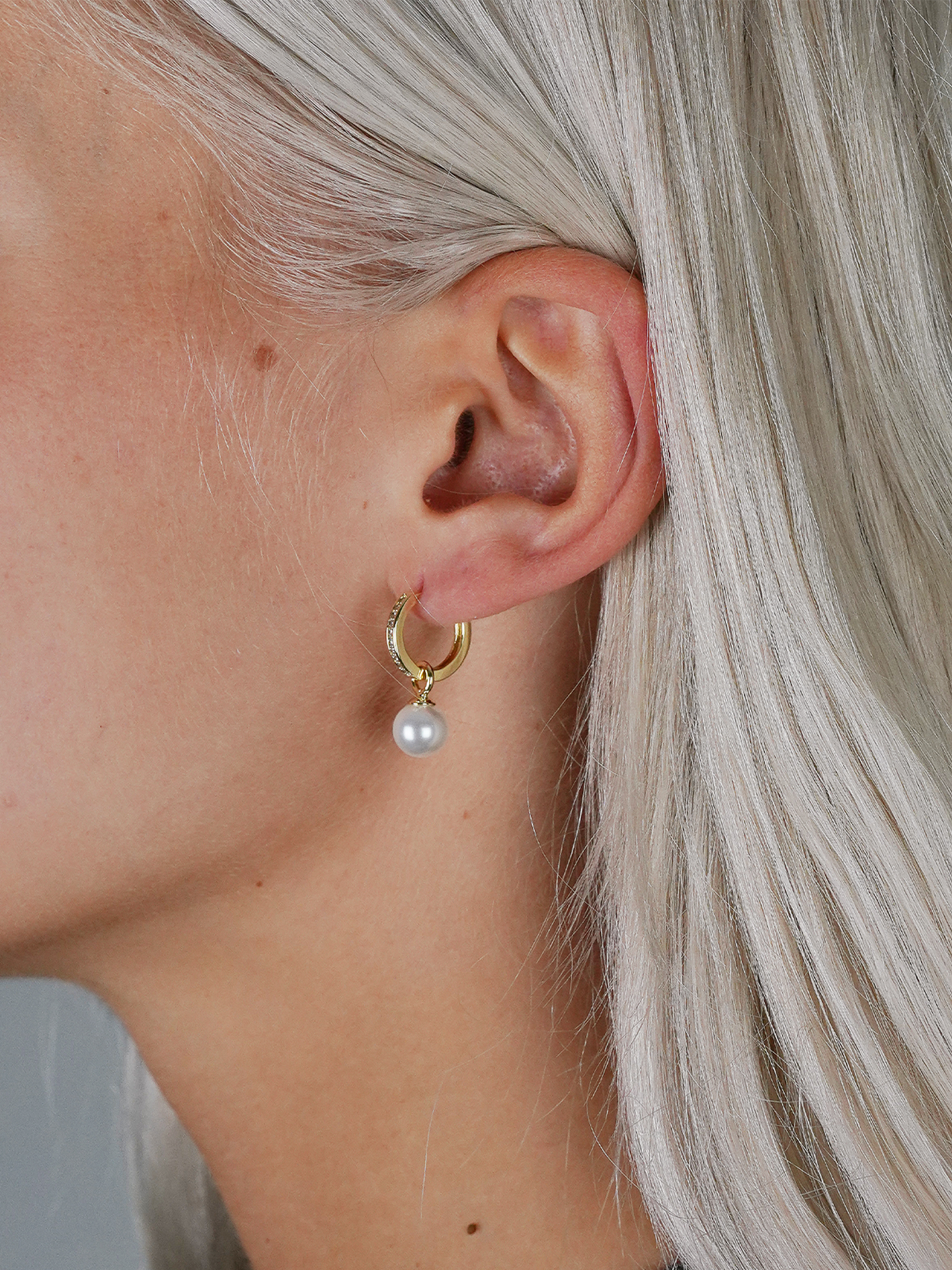 Snö Of Sweden Core Pearl Ring Ear Gull