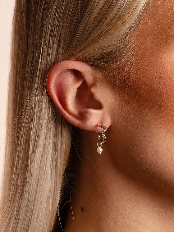 Snö Of Sweden Cat Pendant Oval Ear Gold