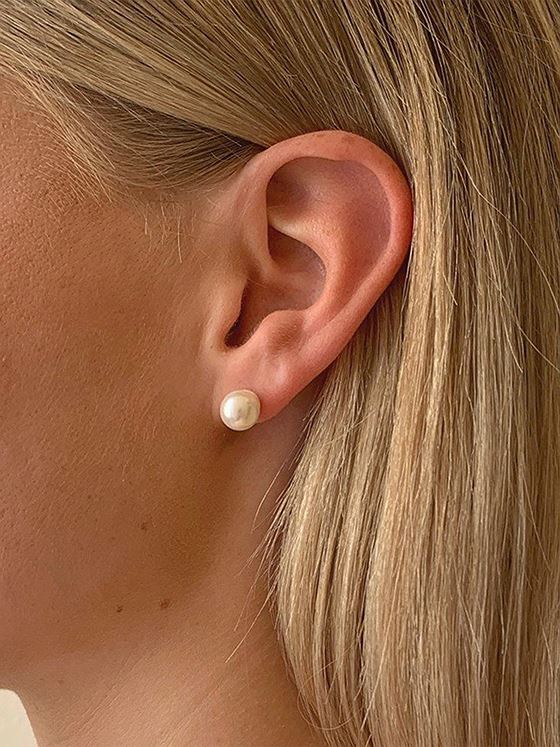 Snö Of Sweden Laney Pearl Ear 8mm Sølv