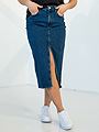 Only Bianca Midi Skirt Denim Medium Blue Denim