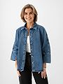 Only Grace 3/4 Denim Shirt Medium Blue Denim