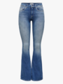 Only Blush Mid Flared Denim Medium Blue Denim