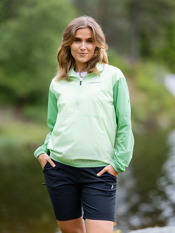 Peak Performance Wind Crew Vivid Green / Peppermint