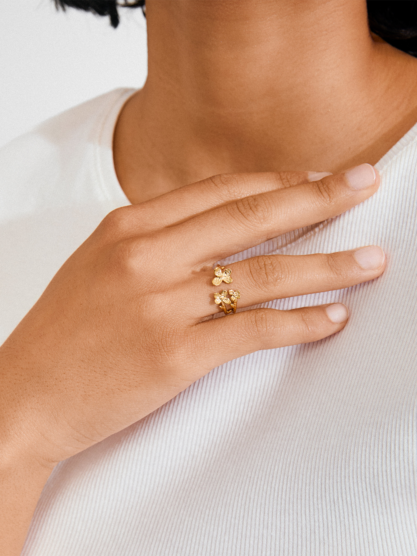 Pilgrim Ajani Ring Gold