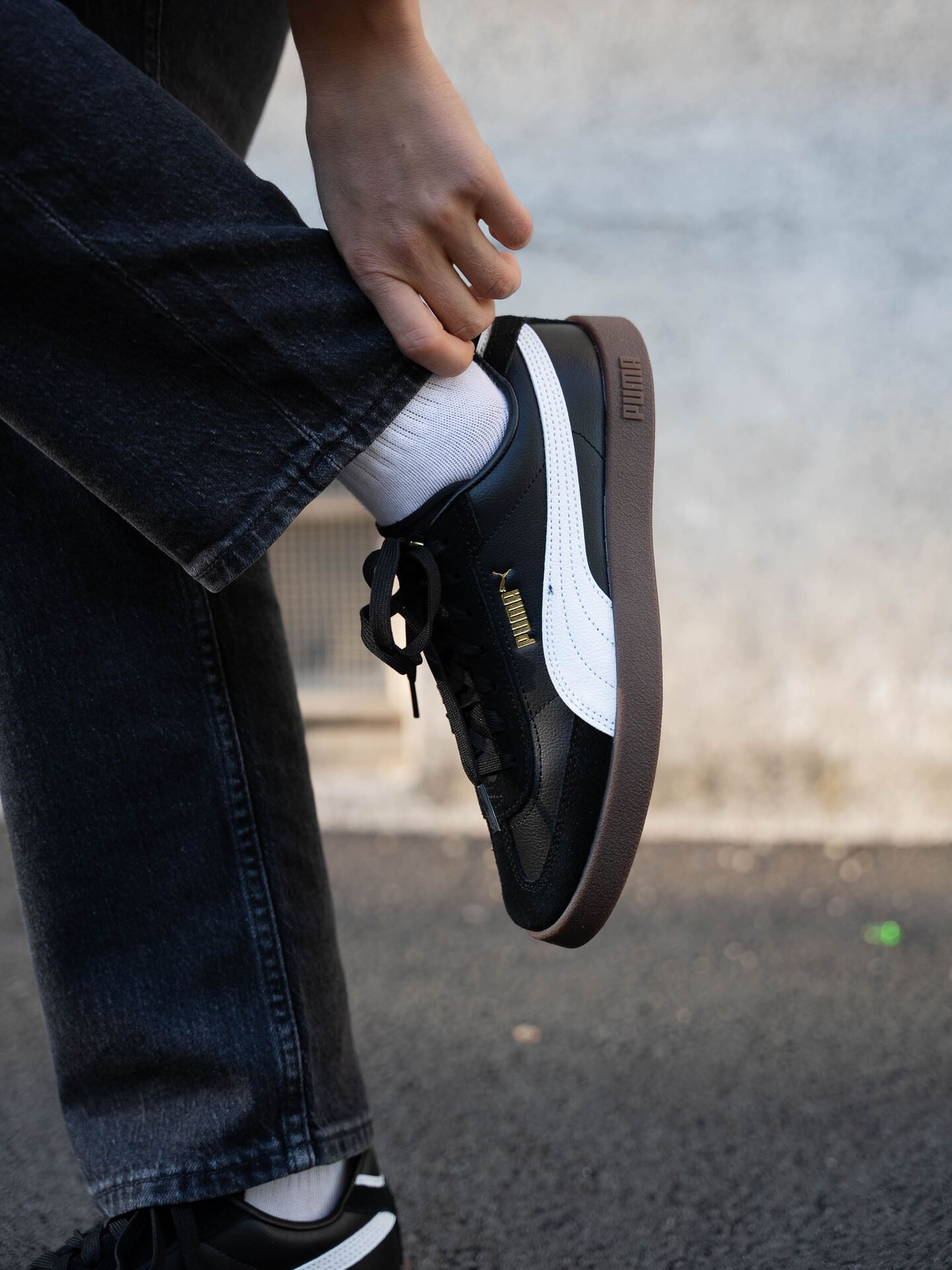 Puma Puma Club II Era PUMA Black / PUMA White / PUMA Gold