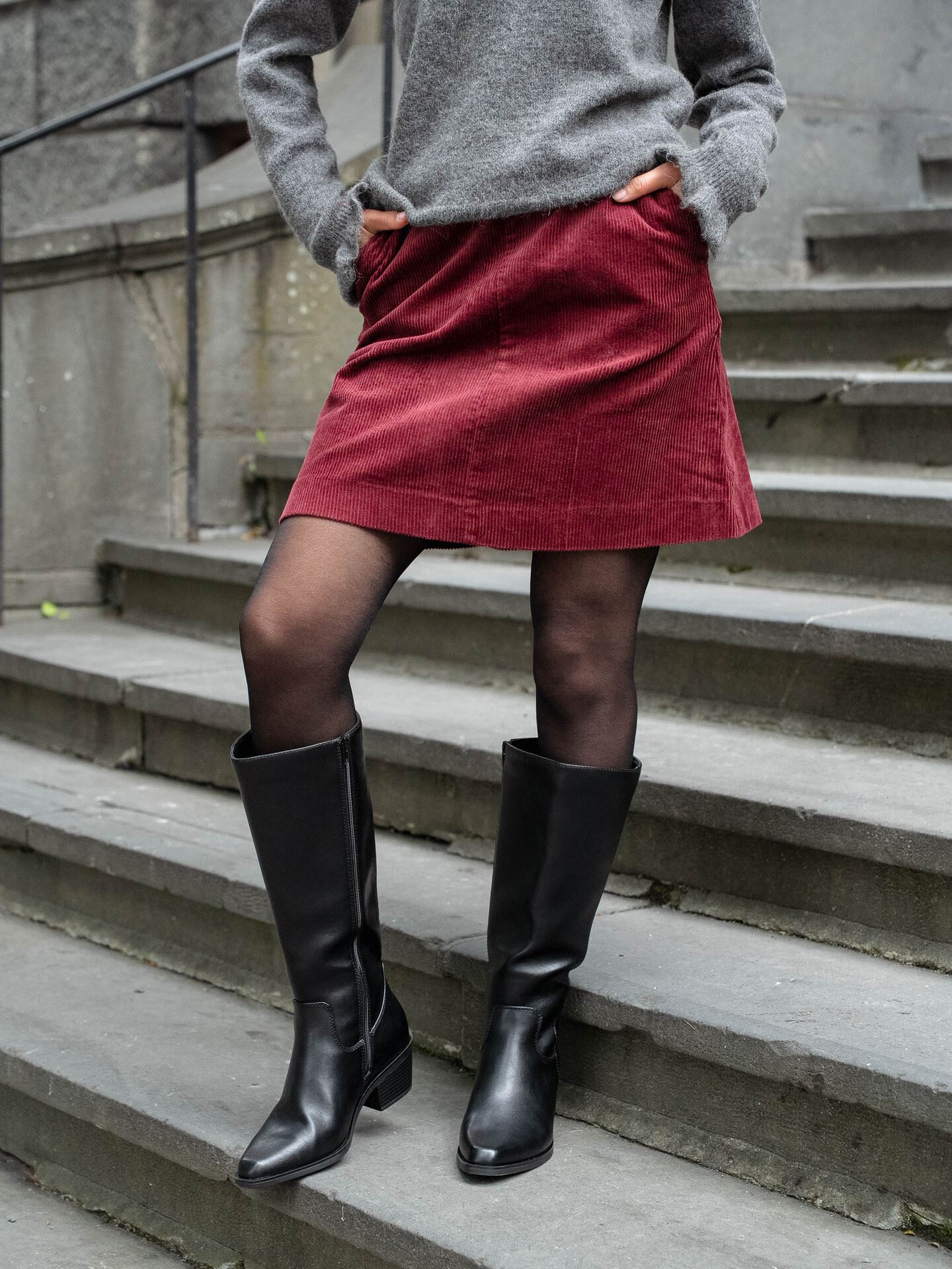 Part Two Ling Skirt Tawny Port