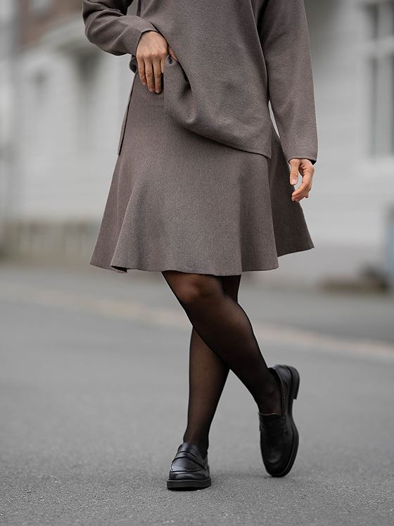 Part Two Vikes Skirt Mink Melert