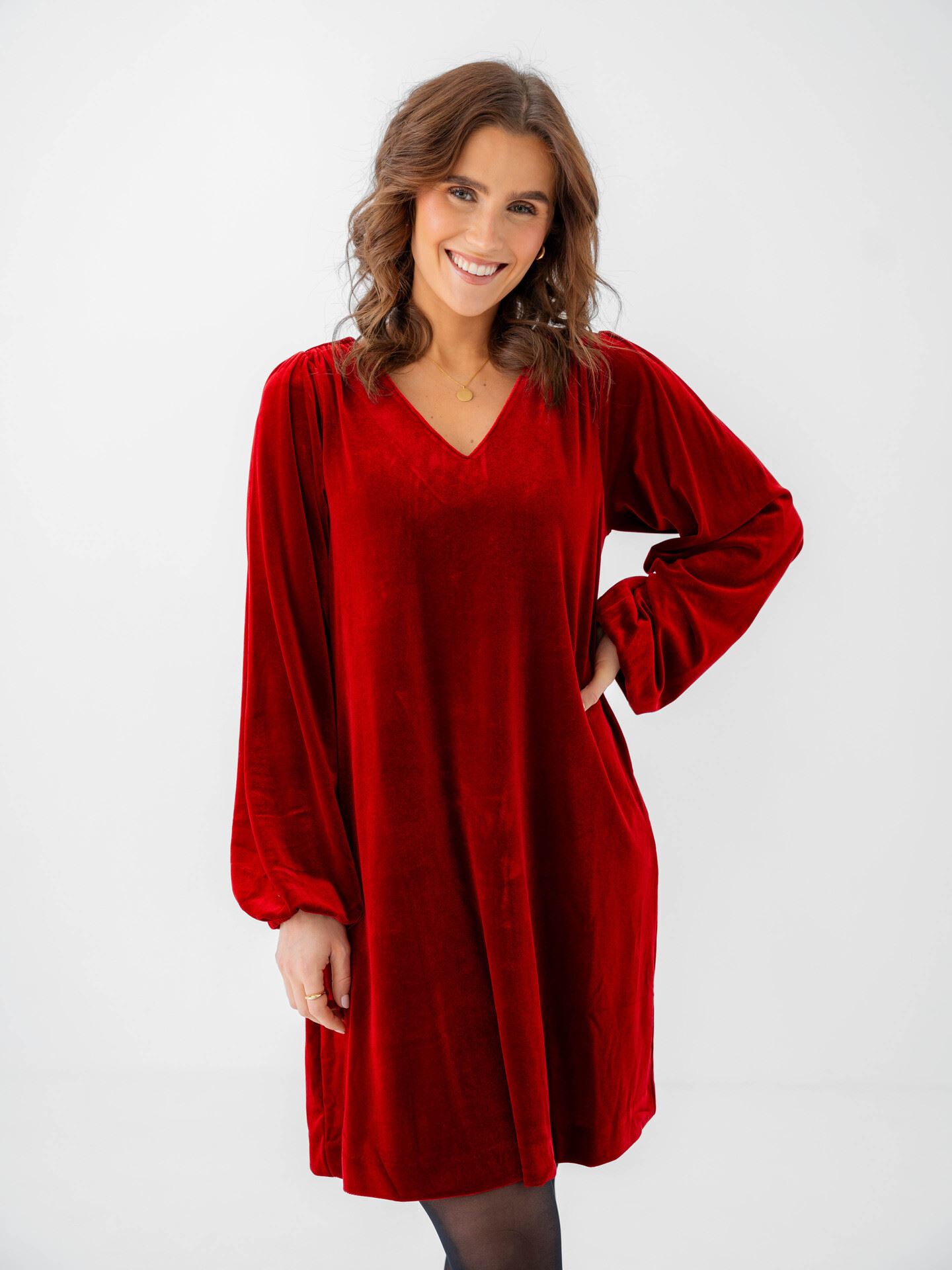 Part Two Madi Dress Rhythmic Red