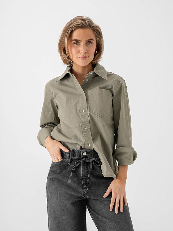 Part Two Nayla Shirt Vetiver