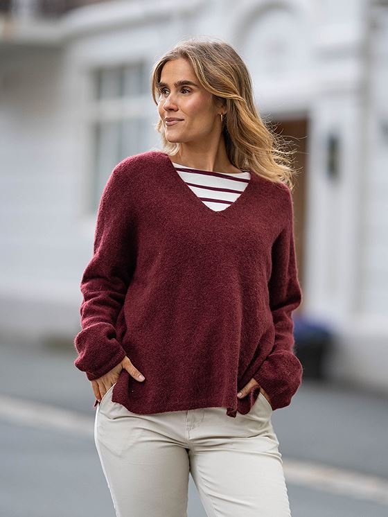 Part Two Titina Pullover Tawny Port