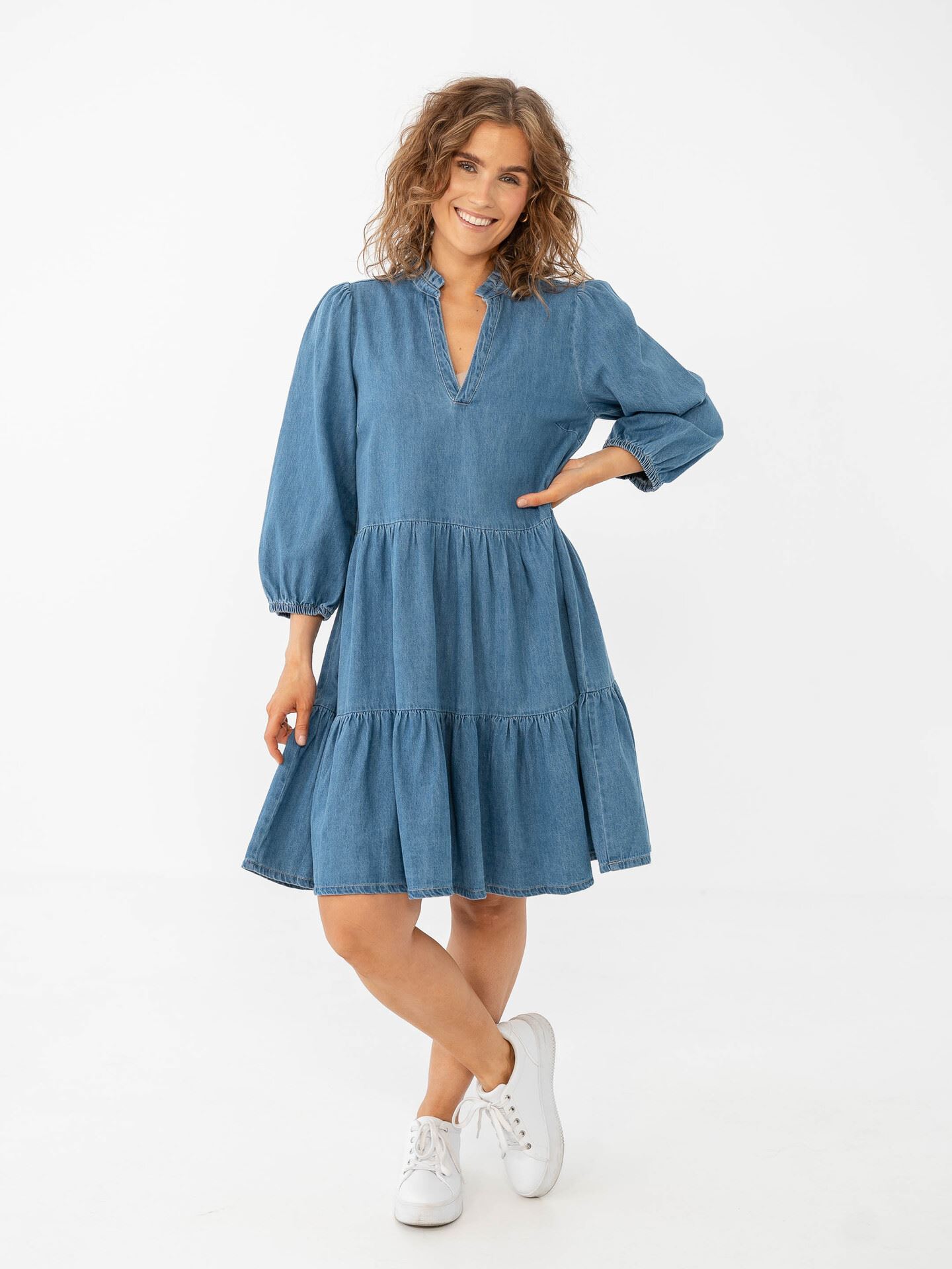 Part Two Viggasi Dress Medium Blue Denim