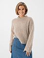 Part Two Sille Pullover Light Camel Melange