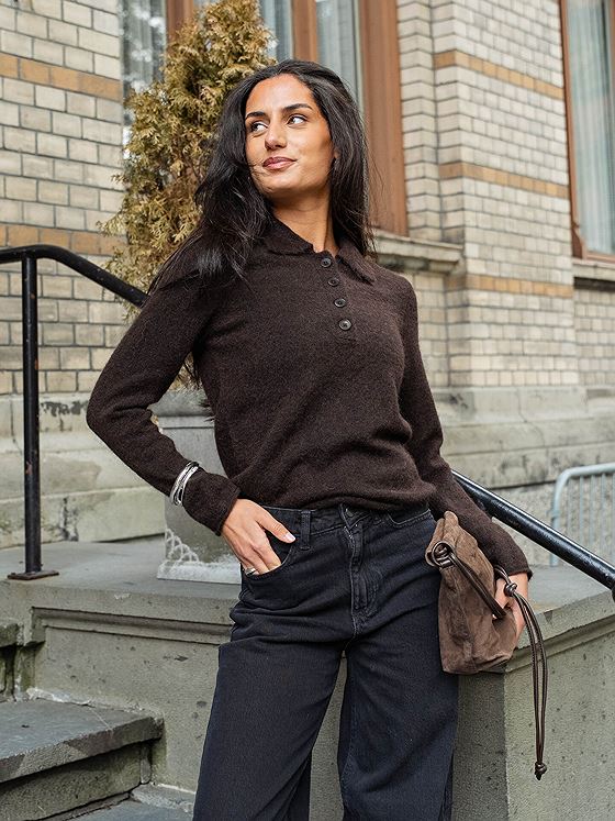 Part Two Silya Pullover Ganache Melange