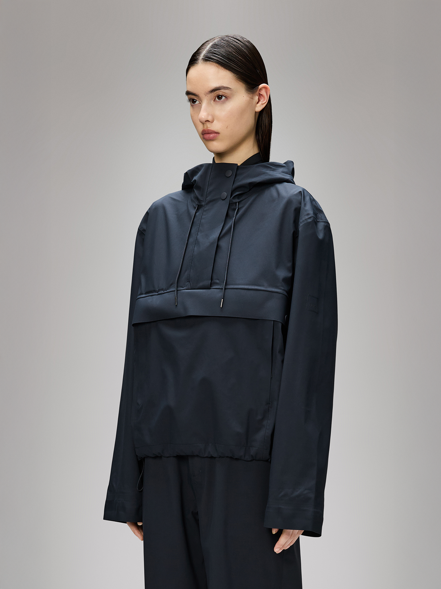 Rains Suva Hardshell Short Anorak Navy