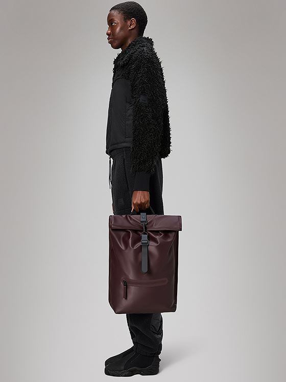 Rains Rolltop Rucksack Depth
