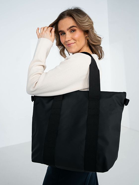 Rains Tote Bag mini Black