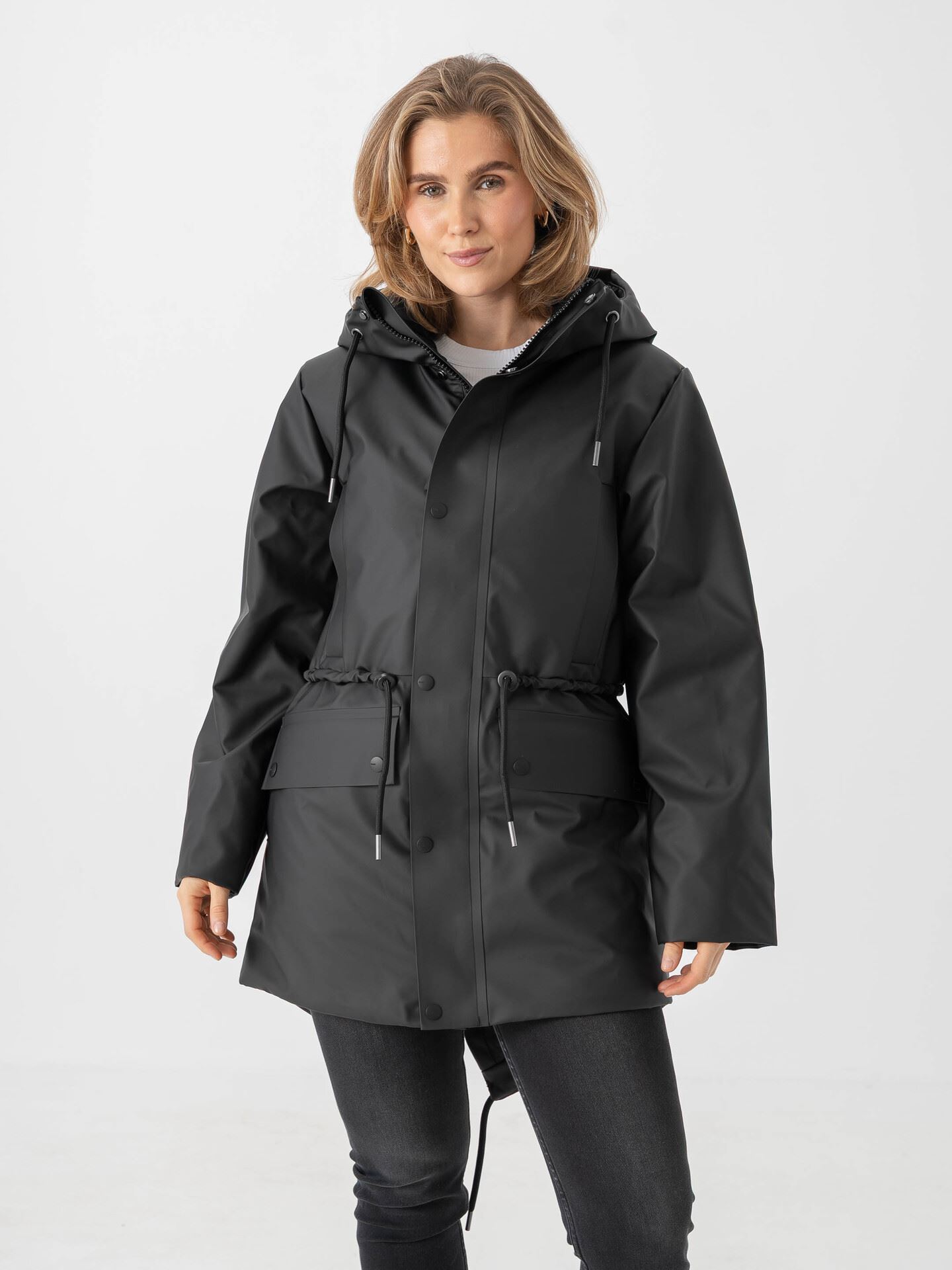 Rains Nome String Parka W3T3 Black
