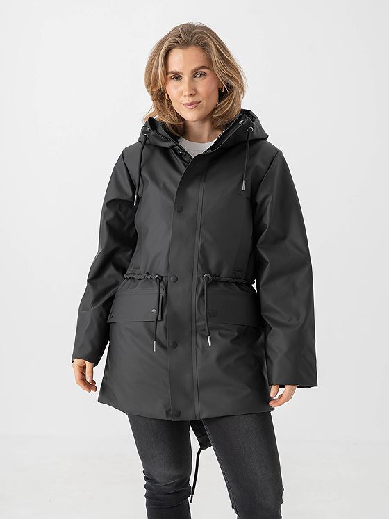 Rains Nome String Parka W3T3 Black