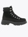 Roberto Rosso Leather Combat Boot Warm Black