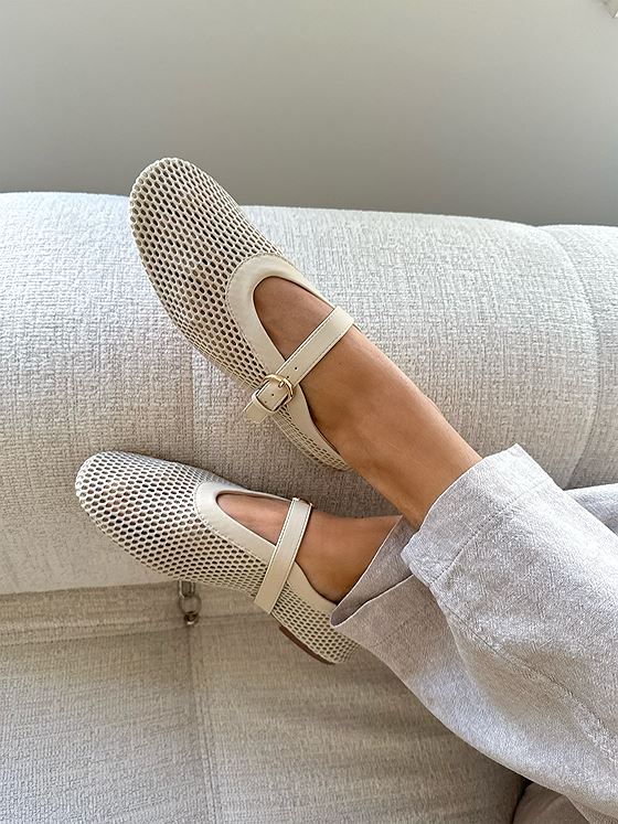 Roberto Rosso Palermo Ballerina White