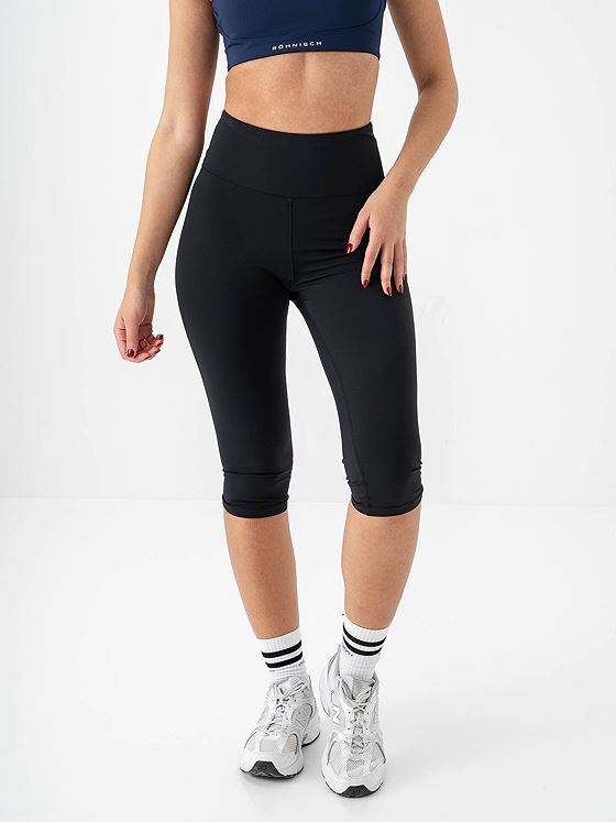 Röhnisch Legacy High Waist Capri Tights Black