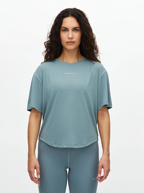 Röhnisch Enduro Relaxed Tee Stormy Sea