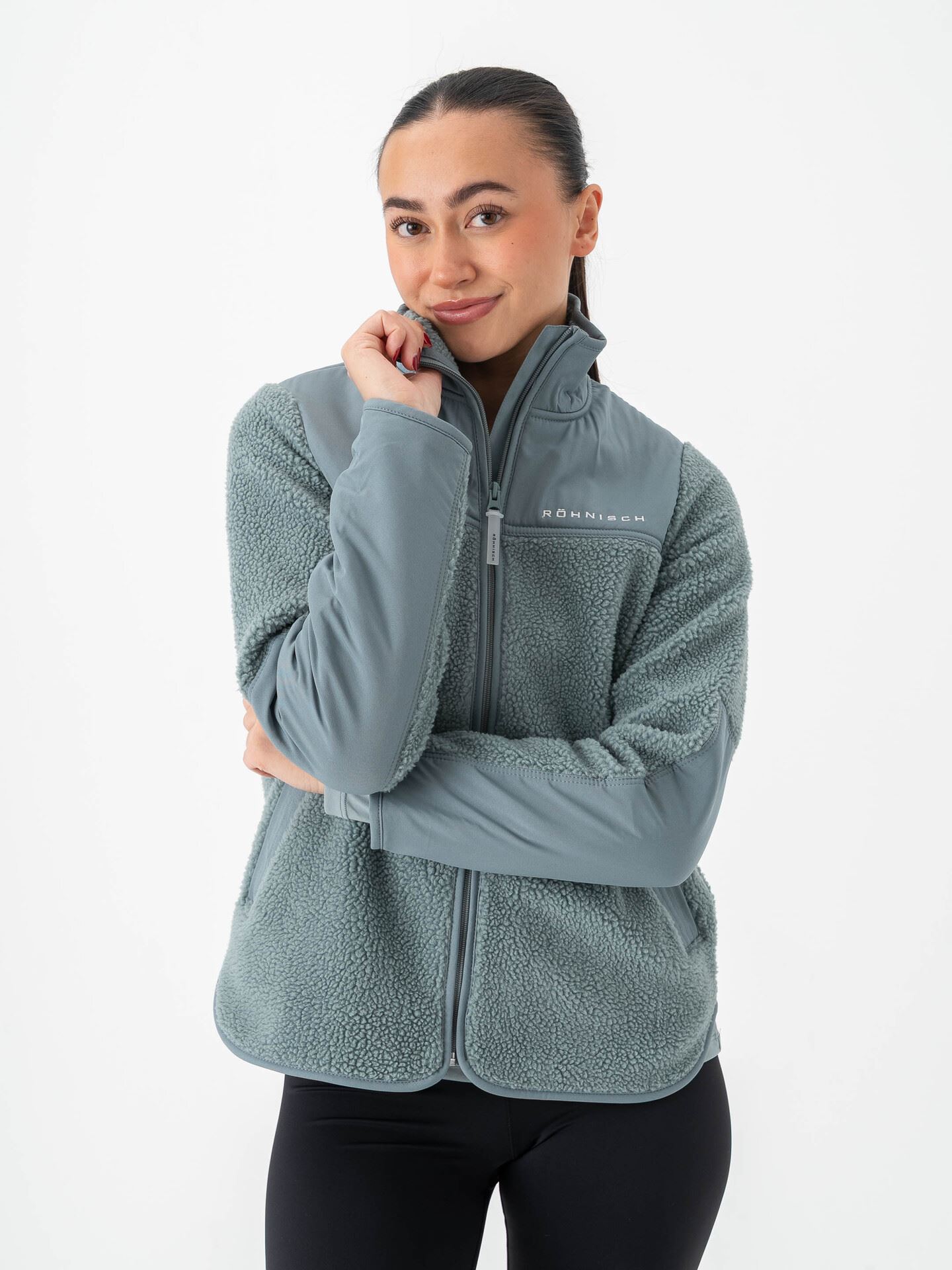 Röhnisch Phoebe Pile Jacket Stormy Sea