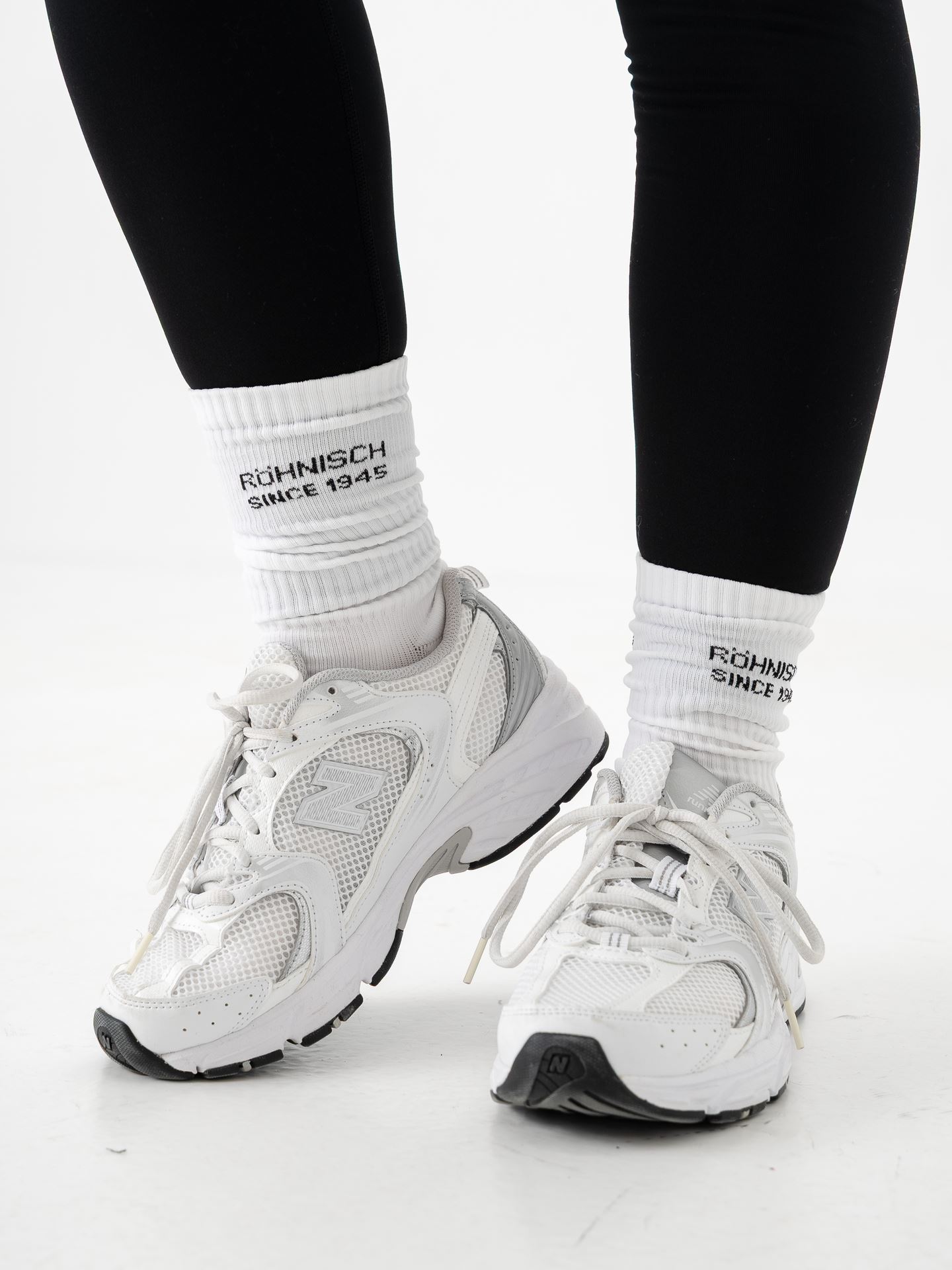 Röhnisch 2-Pack Logo Socks White