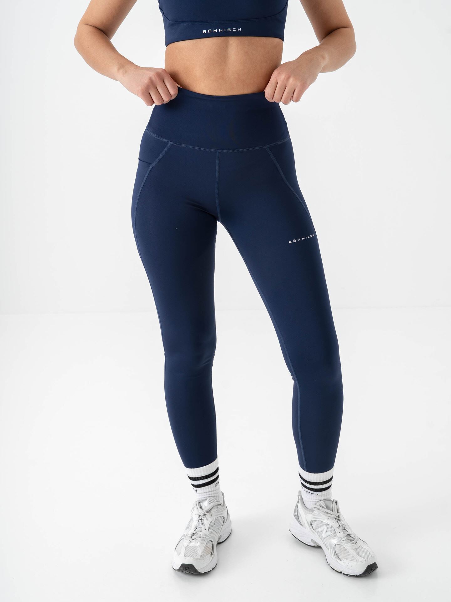 Röhnisch Flattering Curved High Waist Tights Indigo